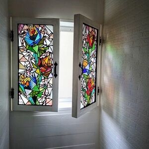 STAINED GLASS Mixed Mosaic Pieces 1lb Crafting, Art, Creative